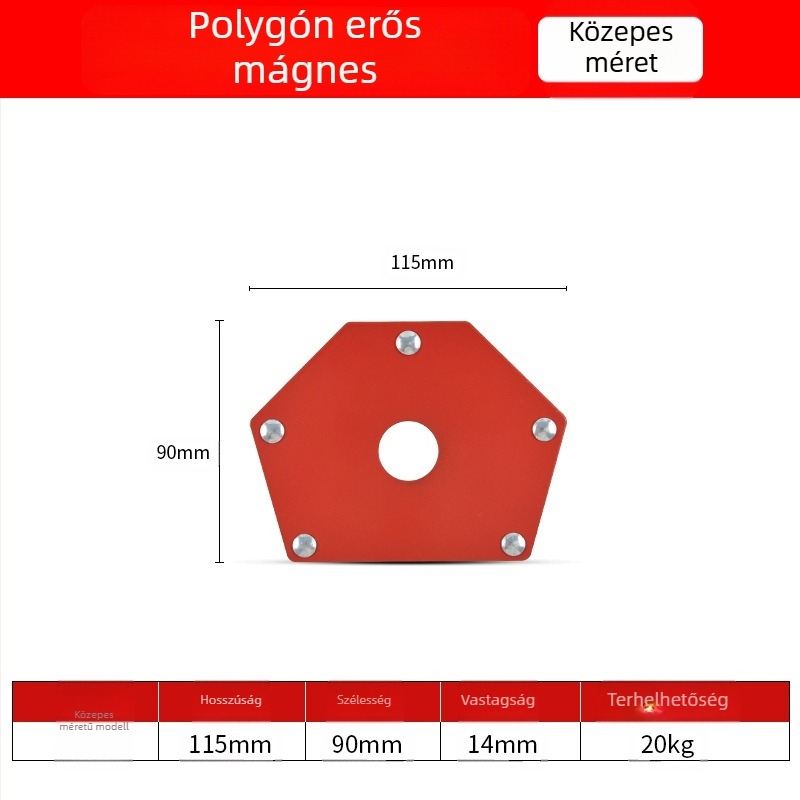Mágneses hegesztő pozicionáló – ZHCY, rozsdamentes acél, derékszögű és több szögű kialakítás, kézi meghajtás, automata tápellátás