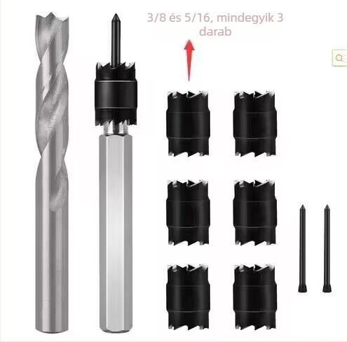 Ling xian 13 részes ponthegesztő fúrókészlet hexagonális shankkal