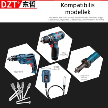 Faipari forgócsiszolófejek – 10 db, szénacél, márka DZT/Dongzhe