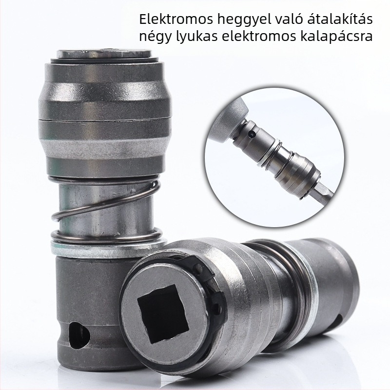 Átalakítható elektromos csavarhúzó: hordozható, átalakítható kalapács, gyorsfogású rögzítés, fémszerkezet, 1 készlet, háztartási használatra