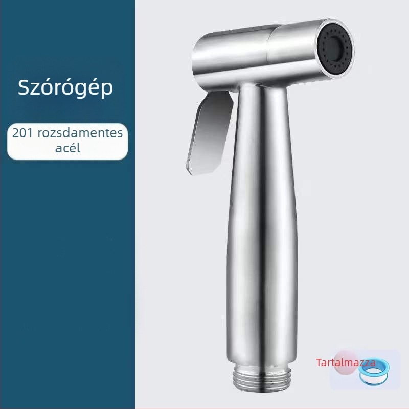 304 rozsdamentes acél WC permetezőpisztoly — kézi, modern egyszerű stílus, licencelt magáncímke