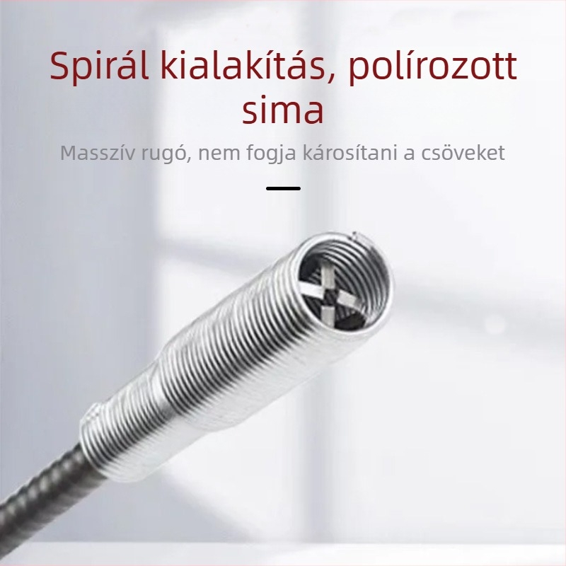 Rugalmas csőtisztító négy karú, kézikerékkel működő, huzalból készült, Zhejiang-i gyártású, 2022-ben bemutatva