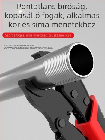 Multifunkcionális fogó- és kulcs készlet, vízcsőfogóval és bilincsekkel