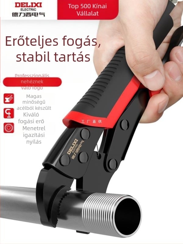 Multifunkcionális fogó- és kulcs készlet, vízcsőfogóval és bilincsekkel