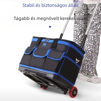 Green Forest Oxford anyagú táska univerzális, kültéri, elektromos és hardver használatra; hordozható, egy vállra illő stílus; teherbírás 30 kg