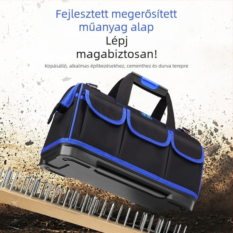 Green Forest Oxford anyagú táska univerzális, kültéri, elektromos és hardver használatra; hordozható, egy vállra illő stílus; teherbírás 30 kg