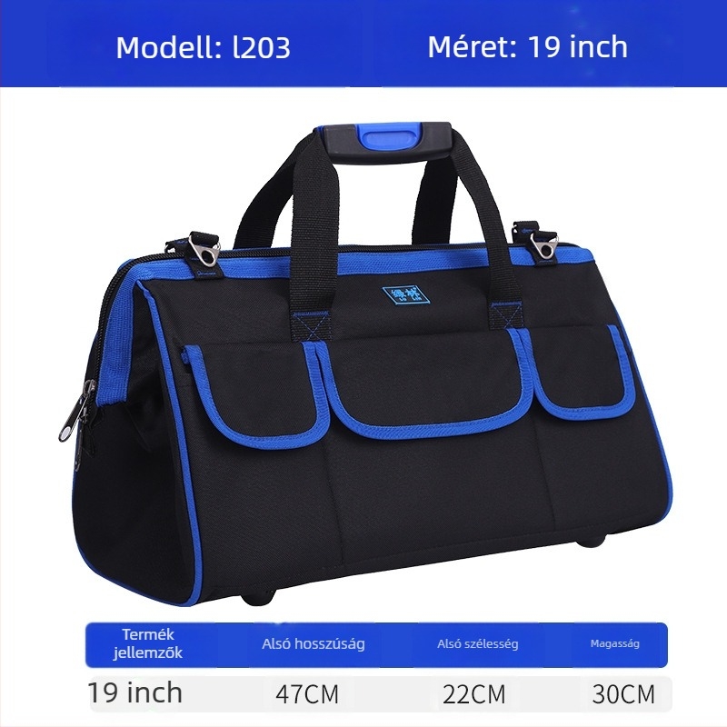 Green Forest Oxford anyagú táska univerzális, kültéri, elektromos és hardver használatra; hordozható, egy vállra illő stílus; teherbírás 30 kg
