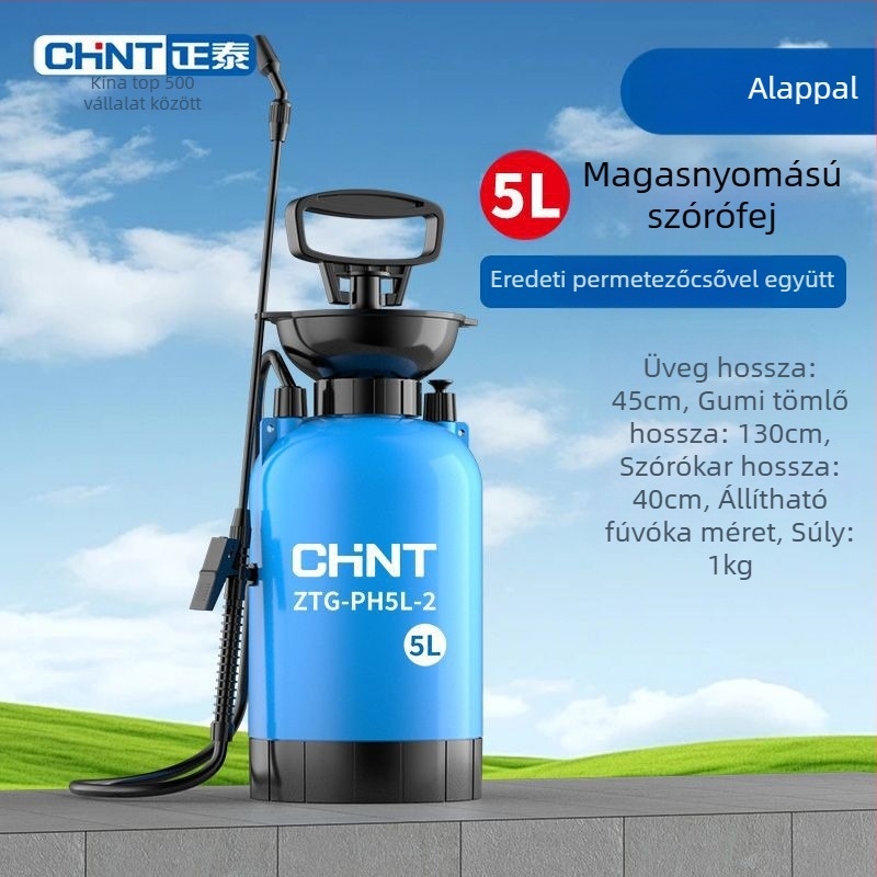Pneumatikus kerti permetező öntözéshez és növényvédő szer alkalmazásához - nagy nyomású permet