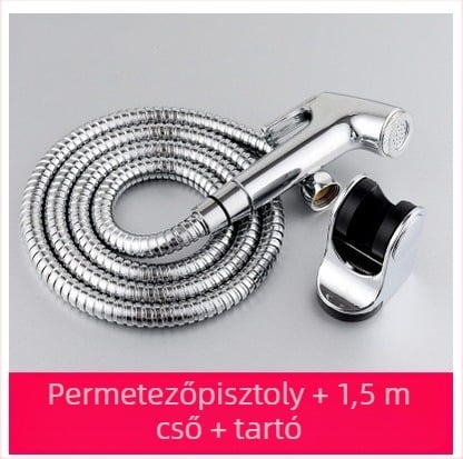 Kézi WC-spray készlet, hordozható, PQ-858 modell, anyag: műanyag, névleges nyomás 10, üzemhőmérséklet 80°C