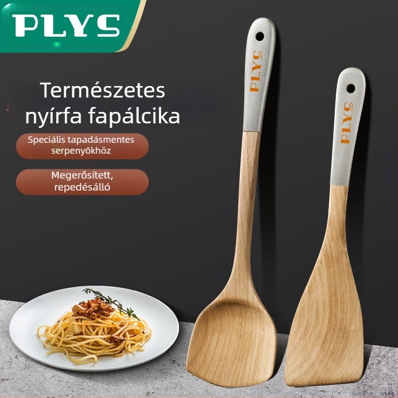 Fából készült főző spatula a PLYS/Pales-től — hőálló konyhai eszköz