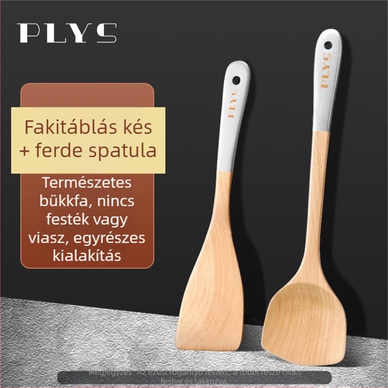 Fából készült főző spatula a PLYS/Pales-től — hőálló konyhai eszköz