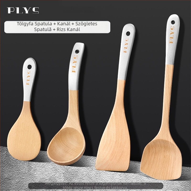 Fából készült főző spatula a PLYS/Pales-től — hőálló konyhai eszköz