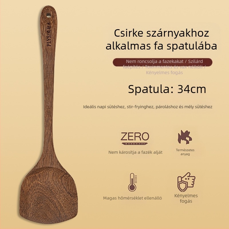 Fából készült főző spatula a PLYS/Pales-től — hőálló konyhai eszköz