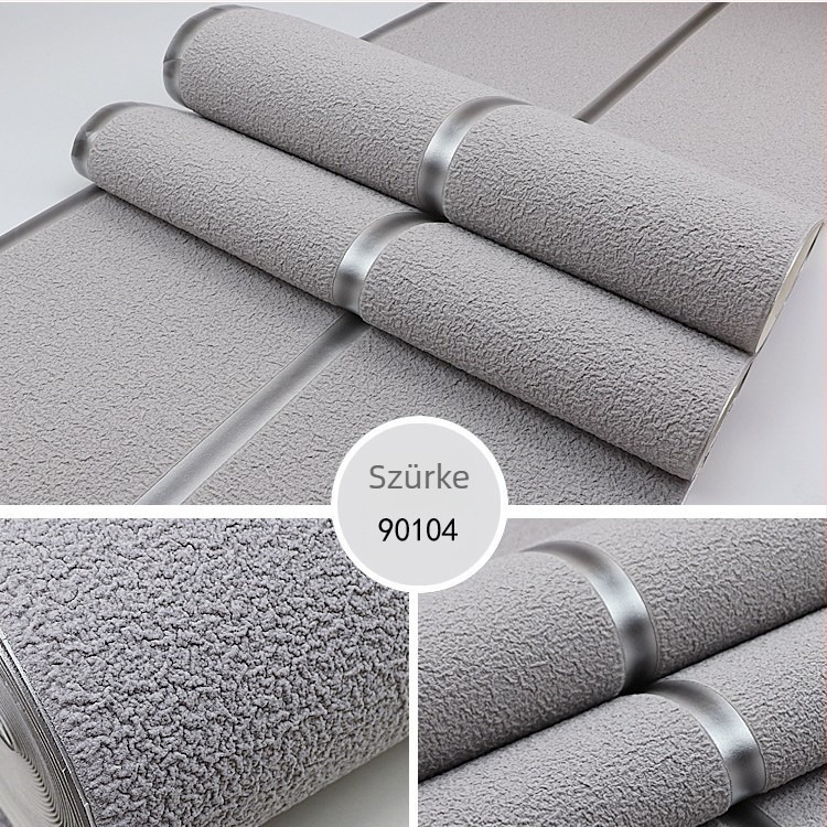 Fali tapéta – 3D deerskin velúr textúra, márványszínű csíkos mintázat (Anyag: nem szőtt textil; Funkció: gombaellenes; Díszítő stílus: mintázat; Stílus: modern egyszerűség; Márka: Sparta)