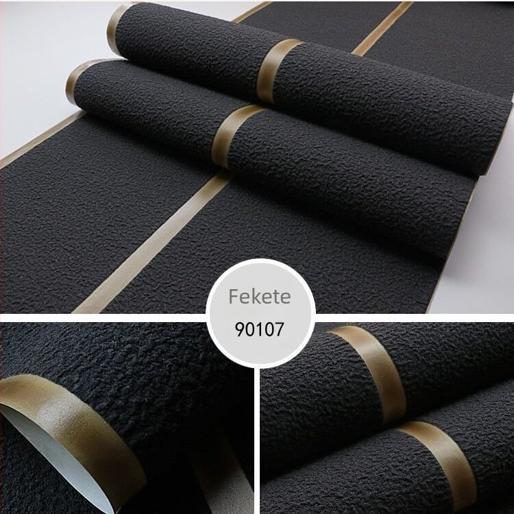 Fali tapéta – 3D deerskin velúr textúra, márványszínű csíkos mintázat (Anyag: nem szőtt textil; Funkció: gombaellenes; Díszítő stílus: mintázat; Stílus: modern egyszerűség; Márka: Sparta)