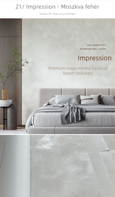 Selyem falburkolat doby textúrával, varrat nélküli kialakítás, mikro aranyfonallal; nappali és hálószoba számára