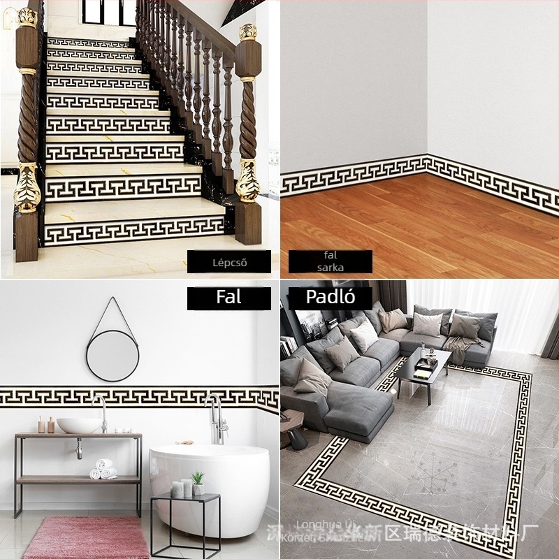 PVC falimatrica – antibakteriális, nedvességálló, penészálló, fénysugárzó hatású, új kínai stílus