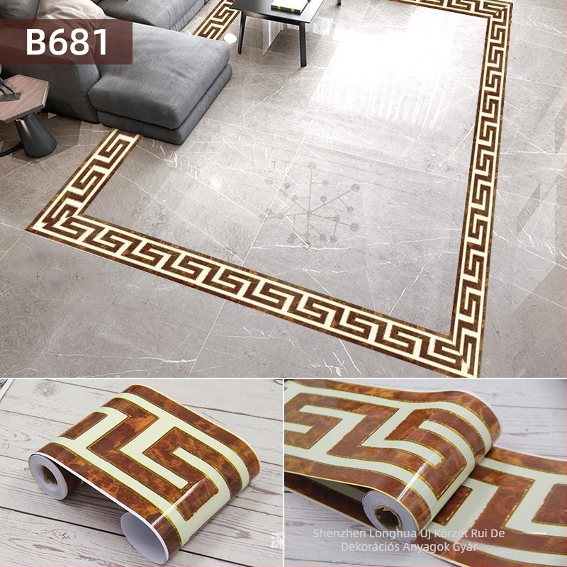 PVC falimatrica – antibakteriális, nedvességálló, penészálló, fénysugárzó hatású, új kínai stílus