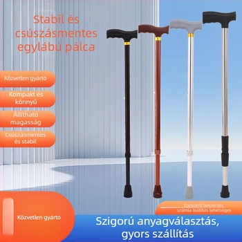 Ruilong teleszkópos sétabot rozsdamentes acélból, modell 2511, könnyű, csúszásmentes