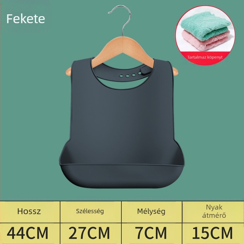 Silikon nyálkendő felnőtteknek, vízálló, nyálfelszívó