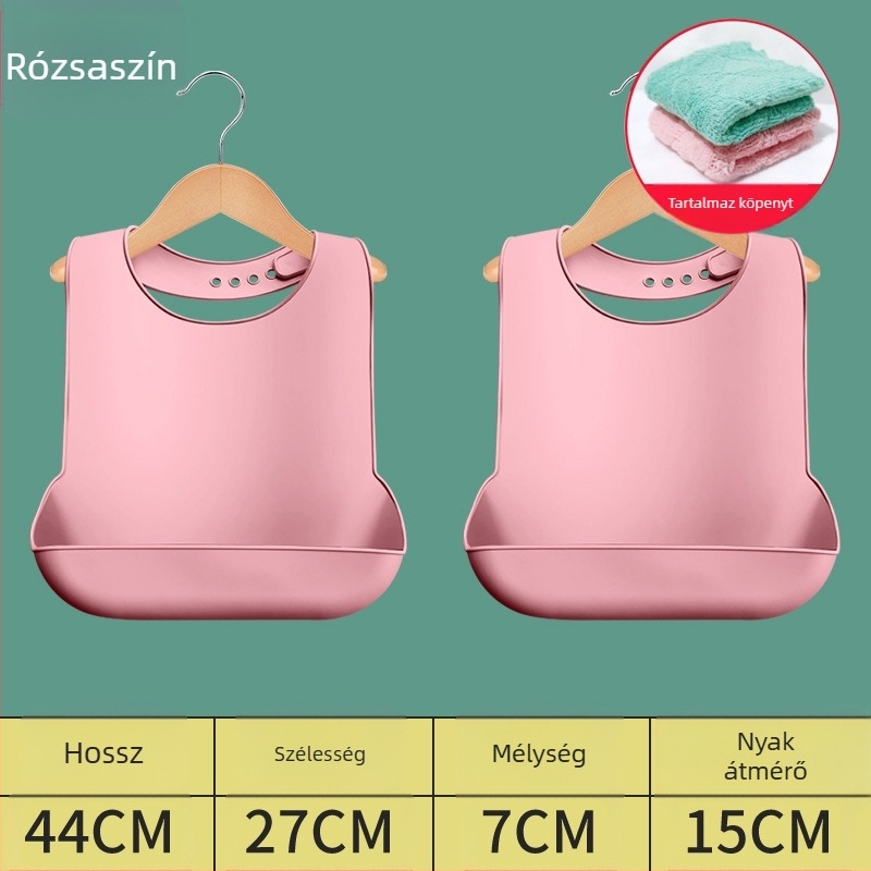 Silikon nyálkendő felnőtteknek, vízálló, nyálfelszívó