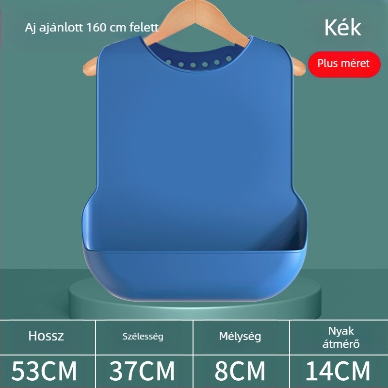 Silikon nyálkendő felnőtteknek, vízálló, nyálfelszívó