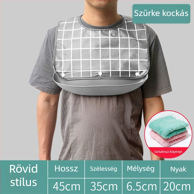 Silikon nyálkendő felnőtteknek, vízálló, nyálfelszívó