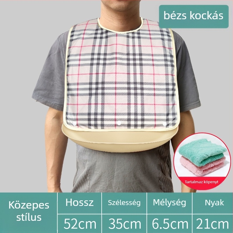 Silikon nyálkendő felnőtteknek, vízálló, nyálfelszívó