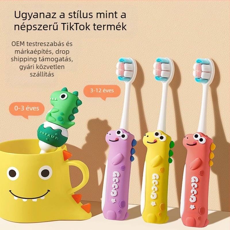 Gyerekeknek szánt manuális fogkefe puha sörtékkel; 288 darabos csomag, Márka: Other