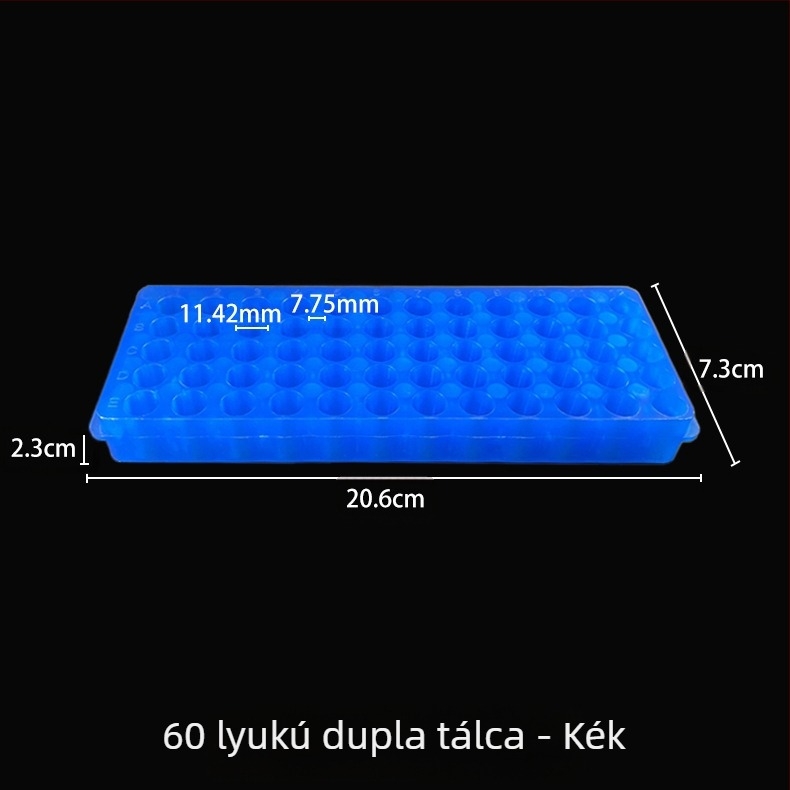 60 lyukú dupla-paneles tábla, új anyag, kapacitás 0.5/1.5/2 ml