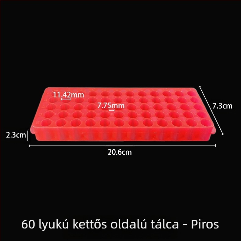 60 lyukú dupla-paneles tábla, új anyag, kapacitás 0.5/1.5/2 ml
