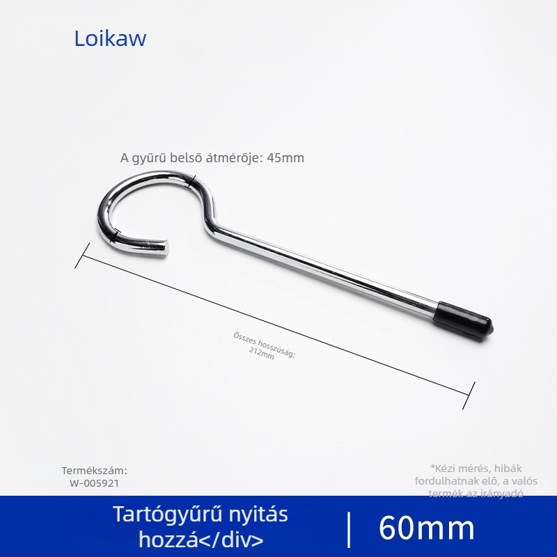 Laboratóriumi acélból készült állvány gyűrűs tartóval, alkalmas szeparátorokhoz és melegítő rúd támogatásához