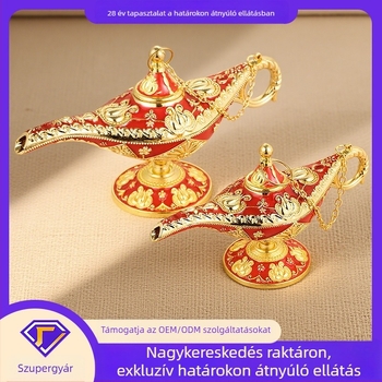 Aladdin lámpa – otthoni dekoráció, retro lux, európai stílusú fémművesség