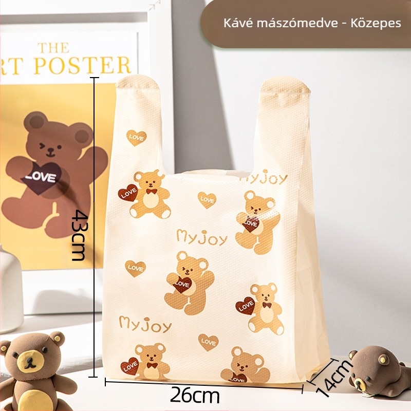 Sűrített élelmiszer-minőségű szállítási tasakok, egyszer használatos, testre szabható