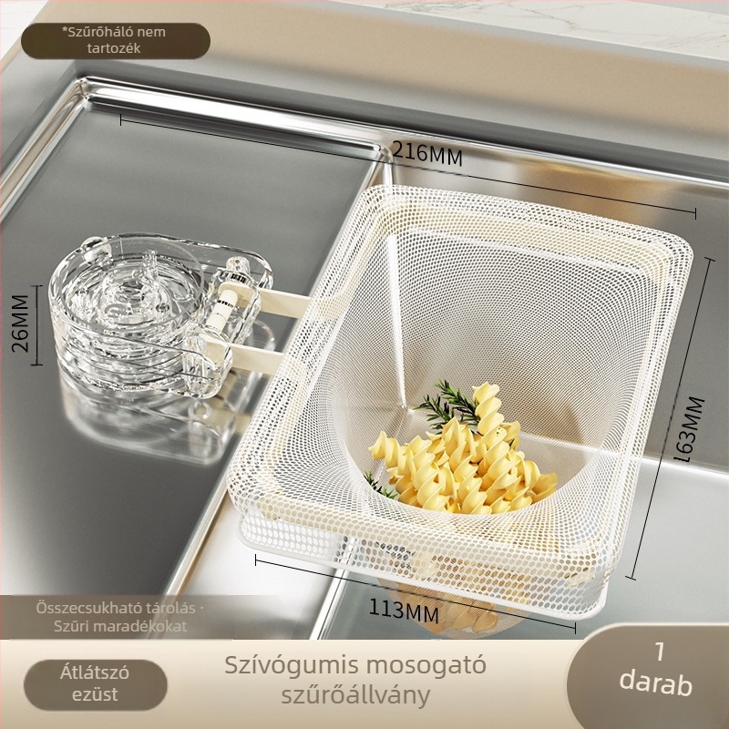 Matsumoto Mosogatódrén háló - PP szűrőháló maradékokhoz, logóval testre szabható