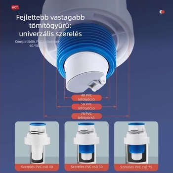 Konyhai lefolyó ötirányú dezodoráló szűrő — Típus A, ABS, Anyi, modern minimalist dizájn