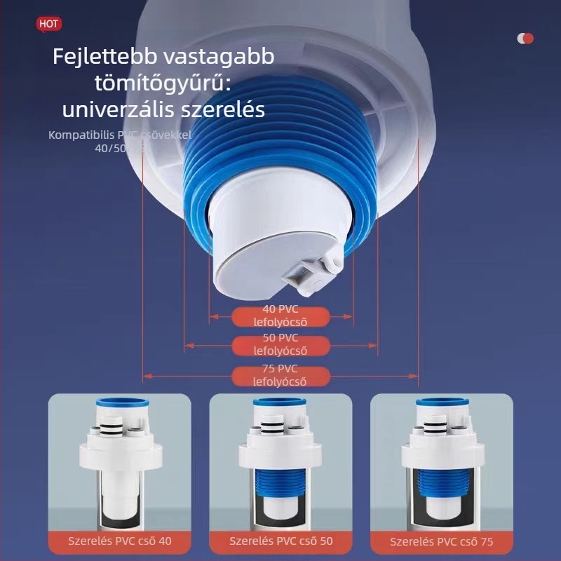 Konyhai lefolyó ötirányú dezodoráló szűrő — Típus A, ABS, Anyi, modern minimalist dizájn