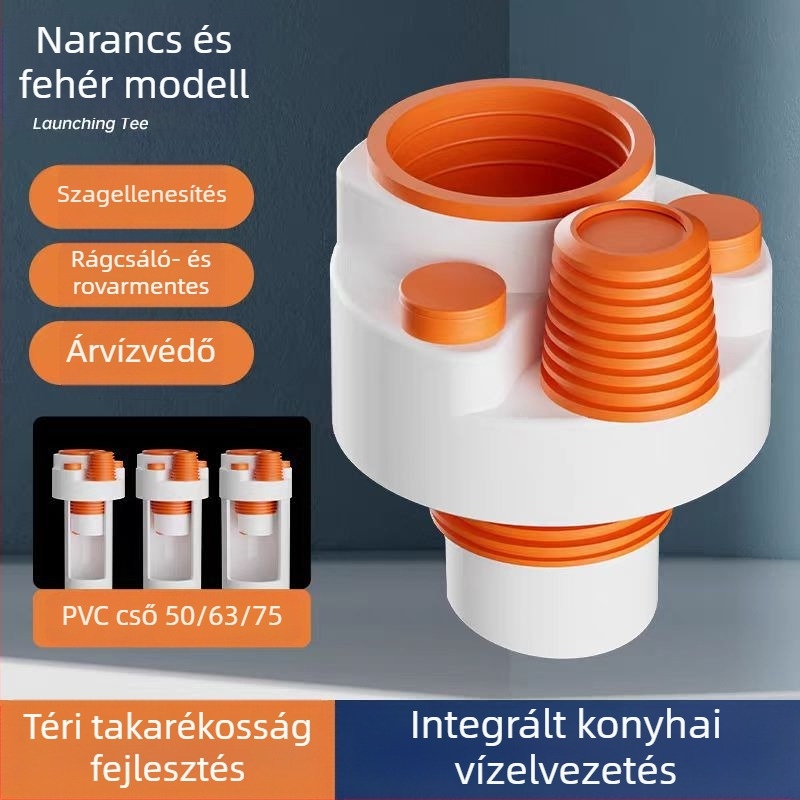Konyhai lefolyó ötirányú dezodoráló szűrő — Típus A, ABS, Anyi, modern minimalist dizájn