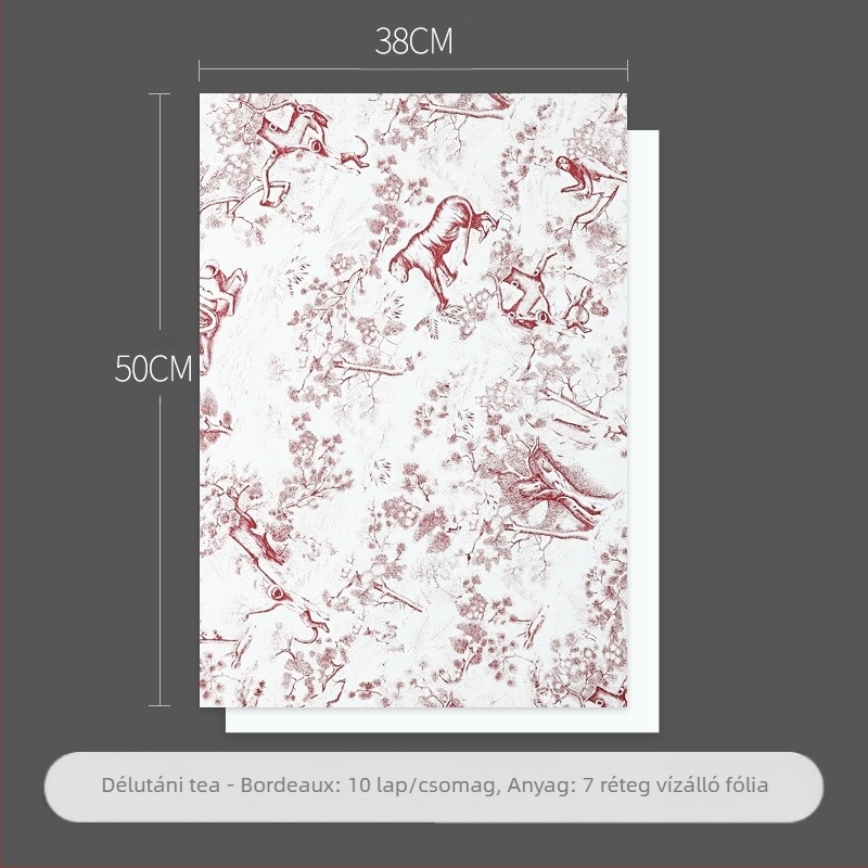 Csokor csomagolópapír | Anyaga: tollpapír | Kézzel készített csomagolás | Külső csomagolás | Készleten lévő áruk