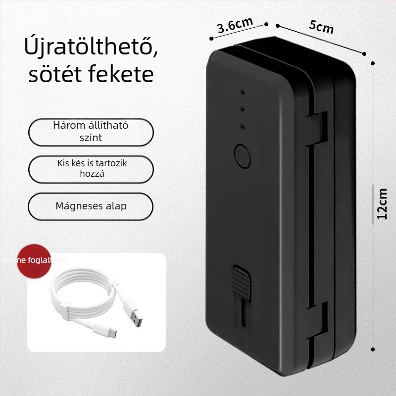 Hordozható tömítőgép élelmiszercsomagoláshoz, ABS műanyag ház, tömeg 170 g, kapacitás 1001-1500 ml, Modell: Kilenc Generáció, Testreszabható