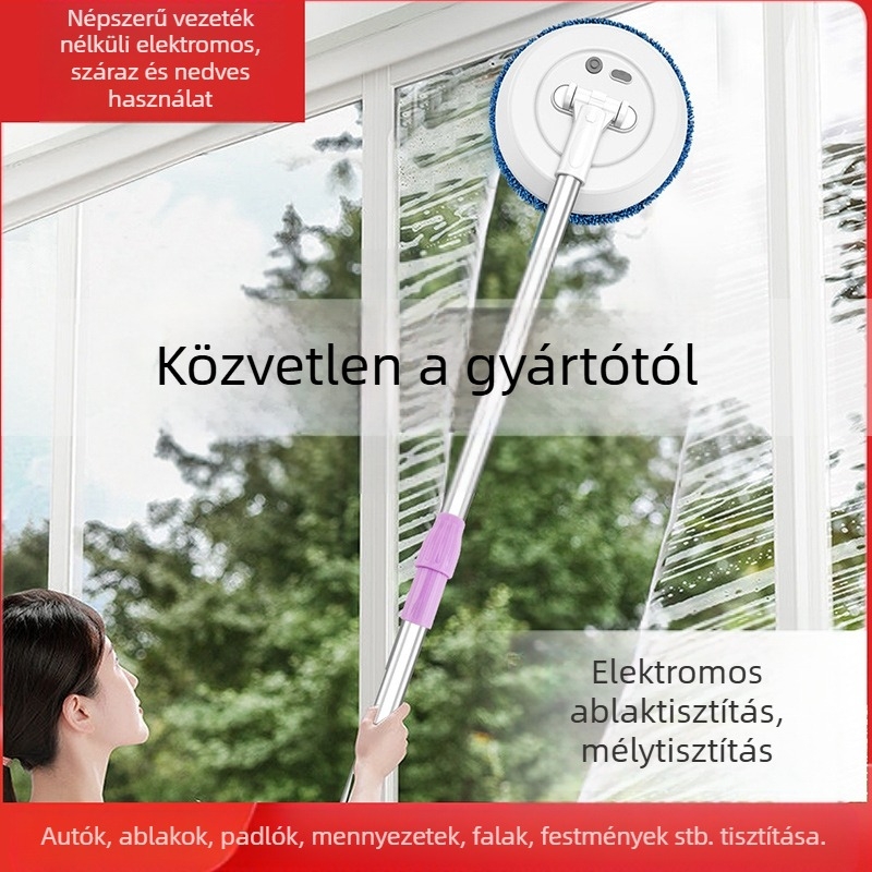 Ablak tisztító robot – vezeték nélküli, teleszkópos, háztartási használatra; Márka: Other; Licenczelt magánmárkák: Nem