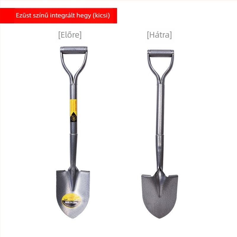 Mangán acélból készült egy darabos ásó, ásáshoz