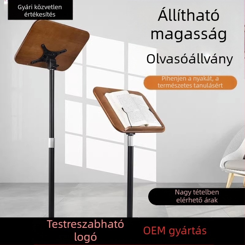 Maner tömörfa hangszerállvány, állítható magassággal, alkalmas különböző hangszerekhez - Maner