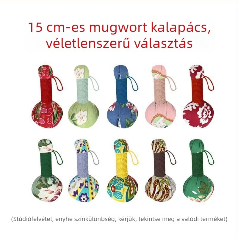 Mugwort Hammer - Kézi masszázs kalapács egész test akupunktúrás pontok és meridiánok számára, modell Mugwort hammer, Moxa készülék