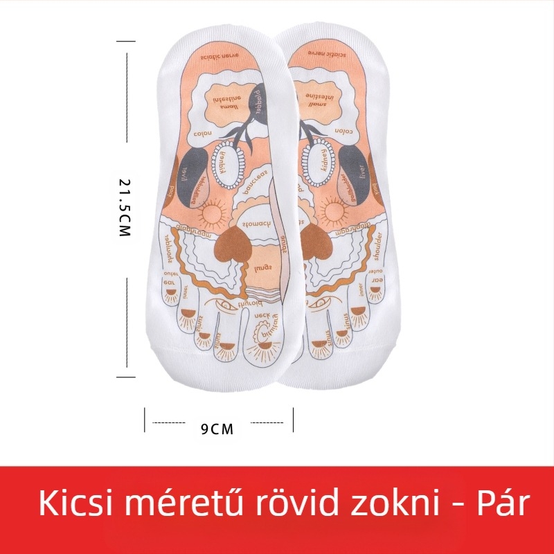 Akupunktúrás pont zoknik a talpreflexológiához – Edripin, Zhejiang Jinhua eredet, tömeg 25 g, csomagolás 100 db, egészségügyi masszázs
