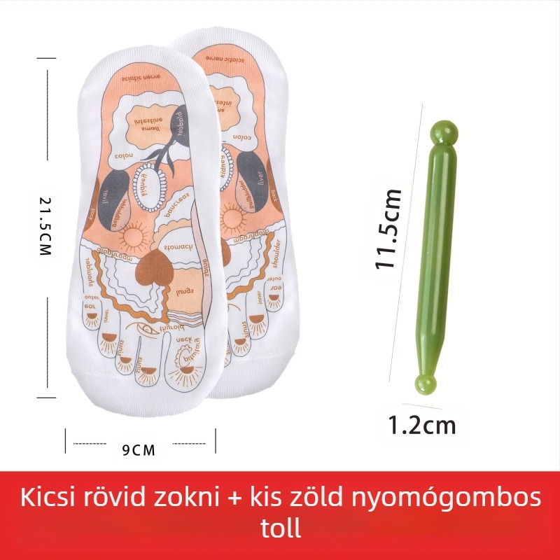 Akupunktúrás pont zoknik a talpreflexológiához – Edripin, Zhejiang Jinhua eredet, tömeg 25 g, csomagolás 100 db, egészségügyi masszázs