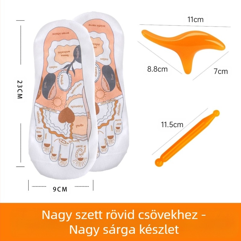 Akupunktúrás pont zoknik a talpreflexológiához – Edripin, Zhejiang Jinhua eredet, tömeg 25 g, csomagolás 100 db, egészségügyi masszázs