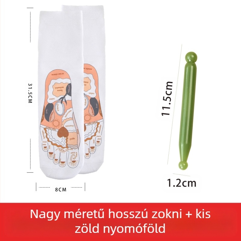 Akupunktúrás pont zoknik a talpreflexológiához – Edripin, Zhejiang Jinhua eredet, tömeg 25 g, csomagolás 100 db, egészségügyi masszázs