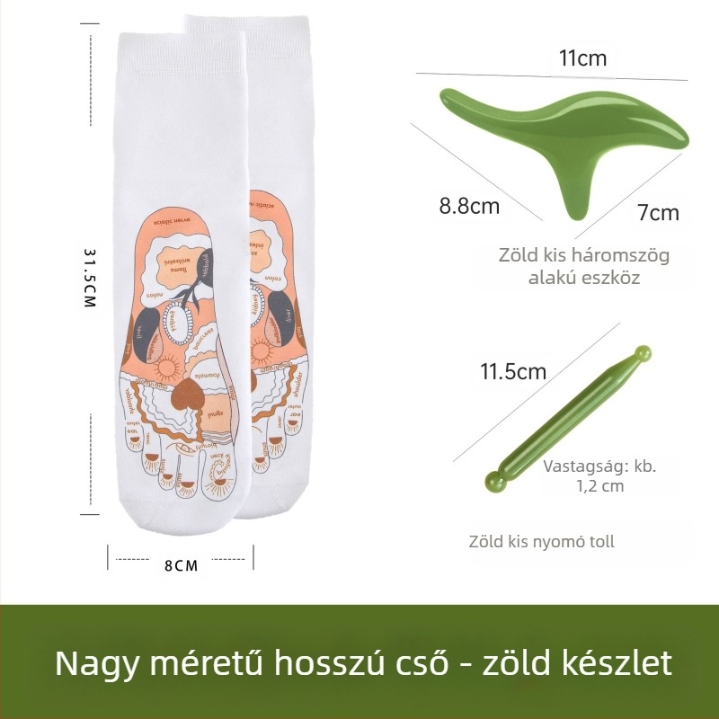 Akupunktúrás pont zoknik a talpreflexológiához – Edripin, Zhejiang Jinhua eredet, tömeg 25 g, csomagolás 100 db, egészségügyi masszázs