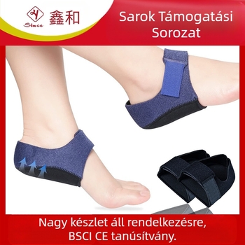 SM120 Szilikon sarokvédő talpbetét – merülő vászon + gél, mind a négy évszakhoz, illik futócipőkhöz, bakancsokhoz, hétköznapi és vászoncipőkhöz